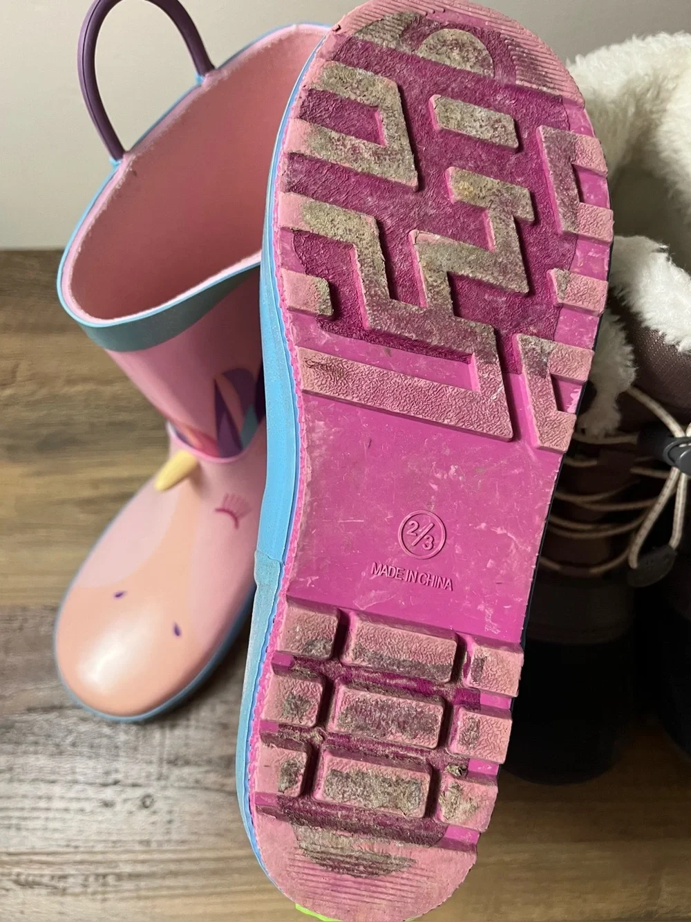 Girls Shoes Target All In Motion Cat & Jack Unicorn 3 Pair Boots Bundle Size 3